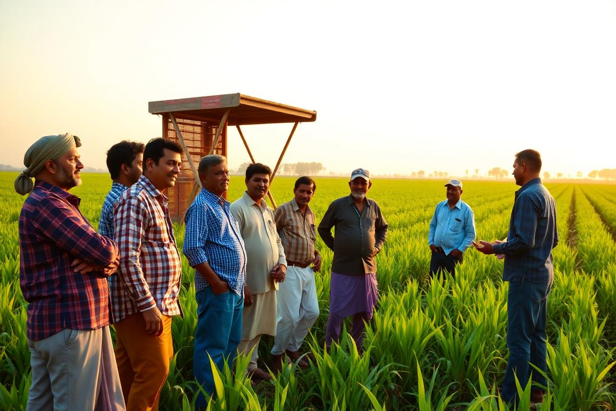 Field demonstration of new equipment to smallholder farmers before any sale is made